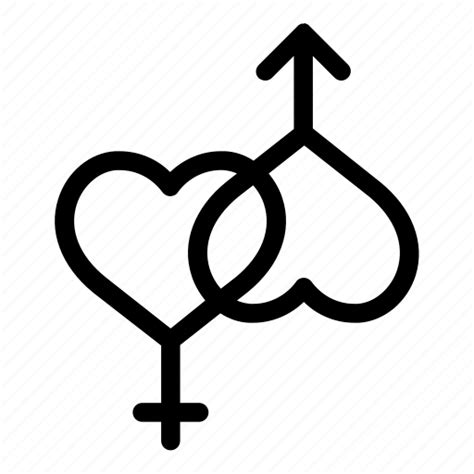 Couple Female Gender Love And Romance Male User Valentines Day Icon
