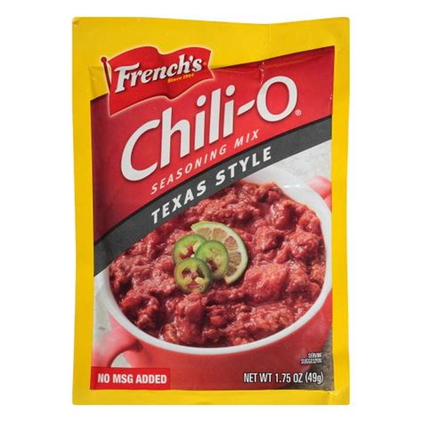 Frenchs Chili O Texas Style Seasoning Mix 175 Oz