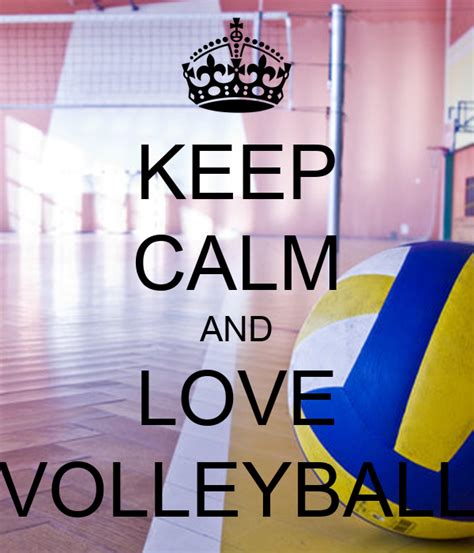 Keep Calm And Love Volleyball Poster Katherine Keep Calm O Matic