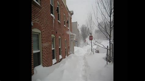 Baltimore 2010 Snowstorm Youtube