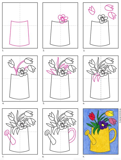 Https://tommynaija.com/draw/how To Draw A Bouquet