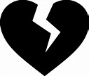 Clipart - Broken heart icon