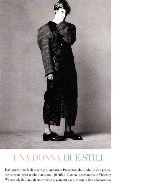Linda Evangelista By Steven Meisel Vogue Italia Oct 1993 Steven