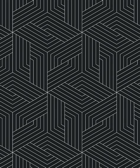 Modern Geometric Wallpaper Black And White Aesthetic Black And White