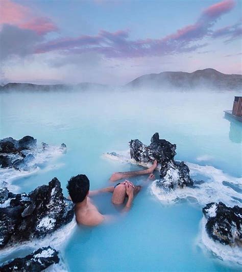 Le Saviez Vous La Température Moyenne Du Lagon Bleu En Islande Est De