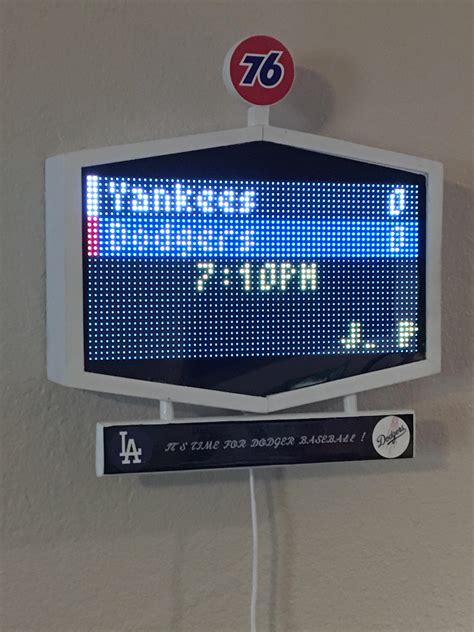 My Dad Also Built The Led Scoreboard Rdodgers