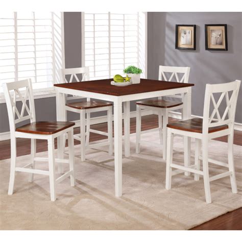 As you can see from their. Linon Home Decor Dahlia 5 Piece Dining Set by Linon at ...