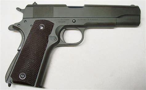M1911a1 1942 Manufactured Colt With Wb Acceptance Markings With A