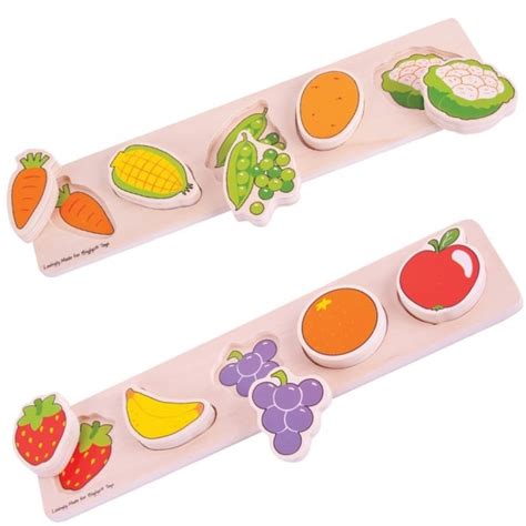 Chunky Fruit And Vegetable Puzzles