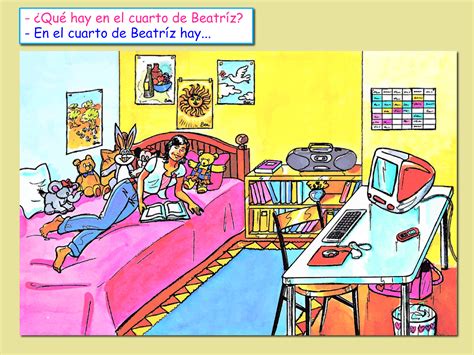 Me Encanta Escribir En Español ¿qué Hay En La Habitación El