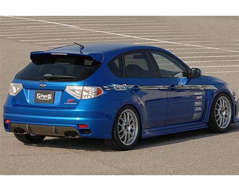 Varis X Original Runduce Rear Wing Subaru Wrx Sti Grb Hatch 2008 14