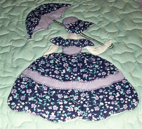 Colonial Lady Hand Appliqued Quilt Etsy