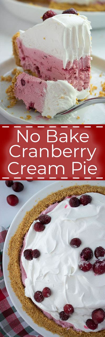 check out this delicious no bake cranberry cream pie it s attractive so easy to make and
