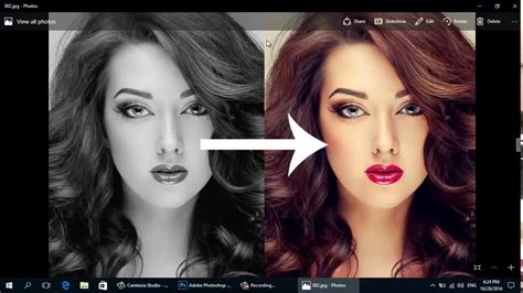 How To Edit A Black White Image Into Color In Photoshop Youtube My