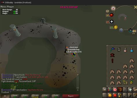 Tanz Fang And Onyx In The Same Zulrah Kill An Hour After I Die To An Onyx