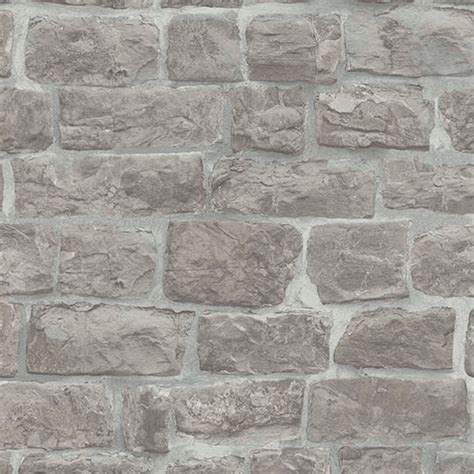 Erismann Brix Brick Pattern Wallpaper Faux Stone Effect Realistic