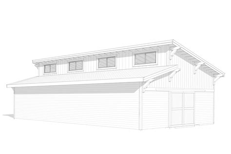 Brightwood Clerestory Barn Kit 48 Dc Structures