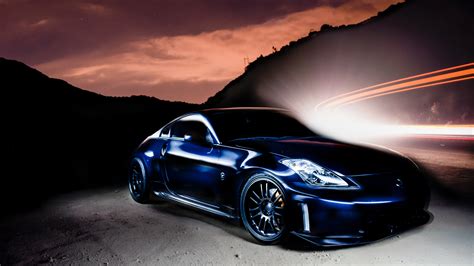 1920x1080 Nissan Blue Tuning Nissan 350z Coolwallpapersme