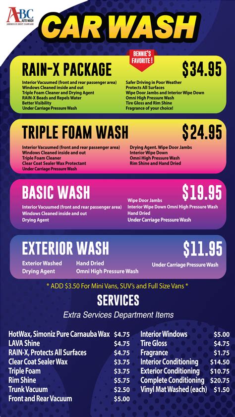 Full Service Abc Auto Wash