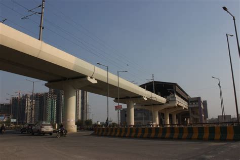 Traffic And Metro Bridge In Noida Pixahive