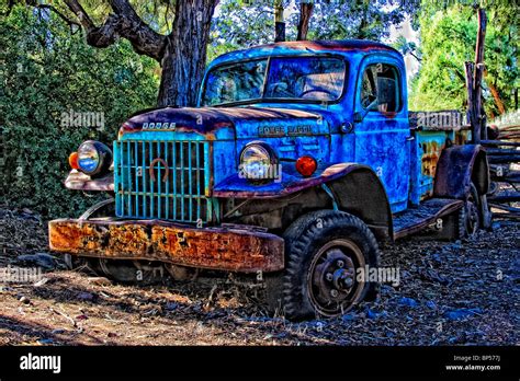 Old 4x4 Dodge Power Wagon Pickup Stock Photo Alamy