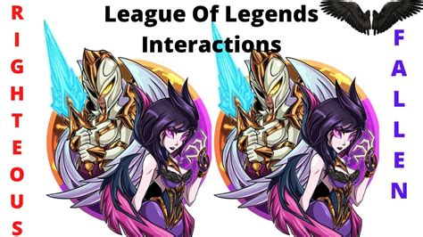Kayle And Morgana League Of Legends Interactions Reaction Fallen