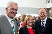 Bundesfinanzminister Wolfgang Schäuble (CDU), seine Ehefrau Ingeborg ...