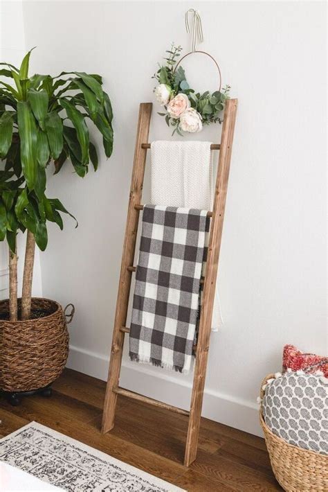 Our Blanket Ladder Is Used Every Day Of The Year To Hold Throw Blankets