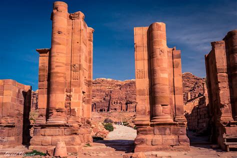 Columns In Petra Photo