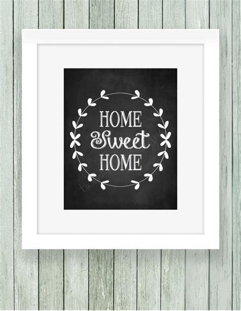 Home Sweet Home Print Printable 8x10 Home Sweet Home Etsy Fall