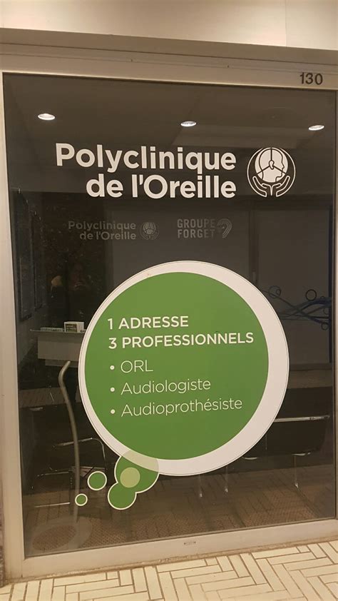 Polyclinique de l'Oreille - Opening Hours - 130-175, av Stillview ...