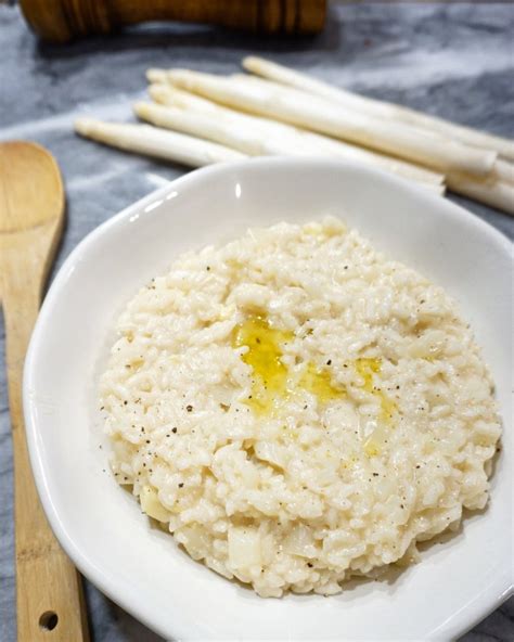 White Asparagus Risotto A Wholesome New World