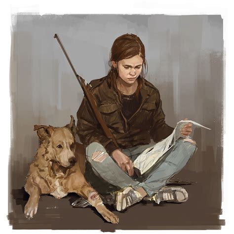 The Last Of Us Part Ii New Concept Art Suggests That Ellie Will Get A