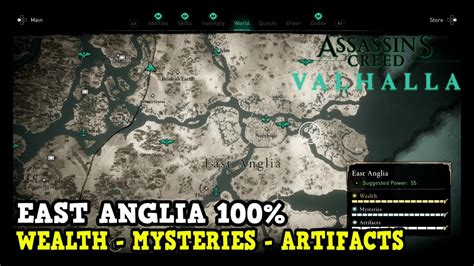 Assassin S Creed Valhalla East Anglia All Collectibles Wealth