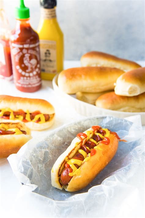 Easy Homemade Hot Dog Buns The Flavor Bender