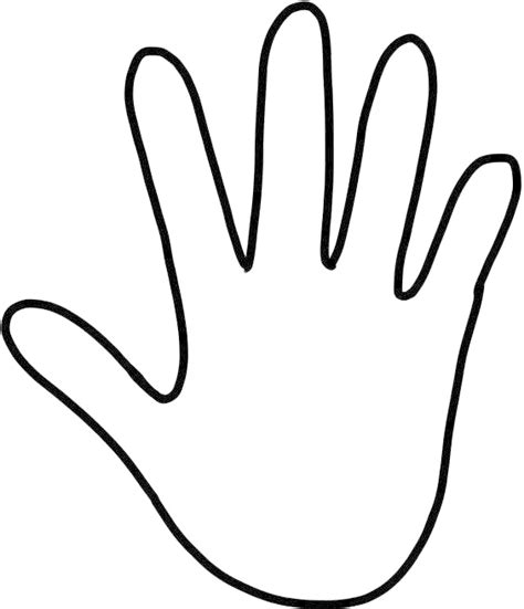 Hand Outline Png