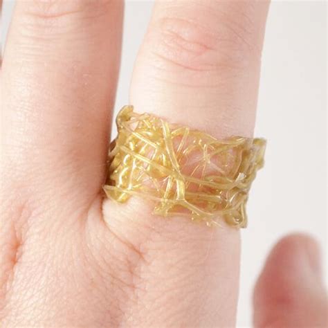 Hot Glue Rings A Diy Jewelry Experiment Handmade Jewelry Diy Bracelets Jewelry Diy