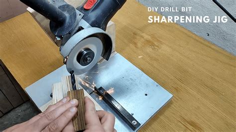 Homemade Drill Bit Sharpening Jig Drill Bit Sharpener YouTube