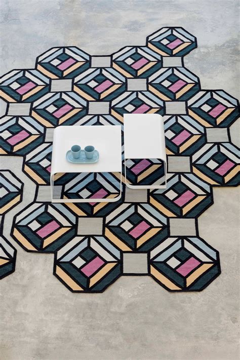 Parquet Geometric Puzzle Like Kilim Rugs By Front For Gan