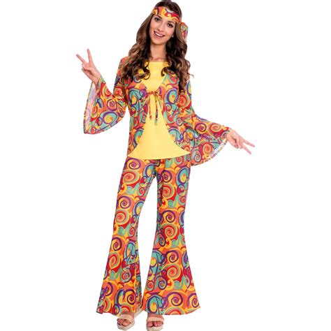 Hippie Woman Costume 3 Pieces Size 16 18 Big W