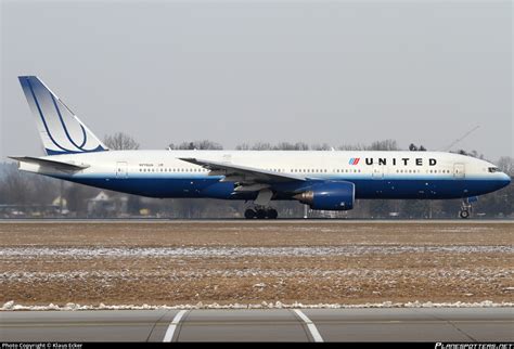 N776ua United Airlines Boeing 777 222 Photo By Klaus Ecker Id 275519