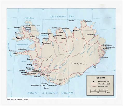 Maps Of Iceland Detailed Map Of Iceland In English Tourist Map Of