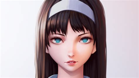 2560x1440 Anime Girl Aqua Eyes 4k 1440p Resolution Hd 4k Wallpapers