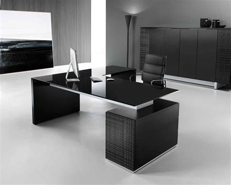 Luxury Modern Design 24cm Boss Director Furniture Black Wood Vip Room