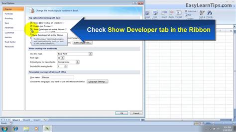 Developer Tab In Excel 2016 Leaguelockq