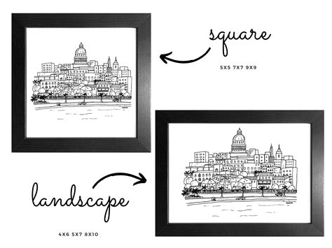 new york city new york black and white cityscape print etsy