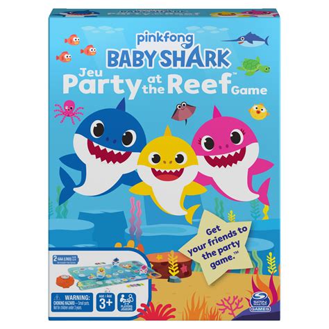 Pinkfong Baby Shark Party At The Reef Board Game For Families And