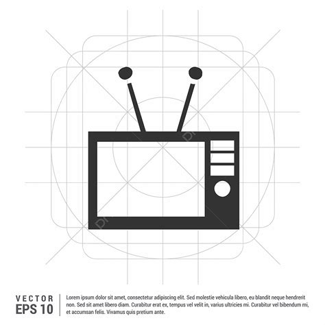 Tv Vector Hd Png Images Tv Icon Tv Icons Tv Screen Png Image For