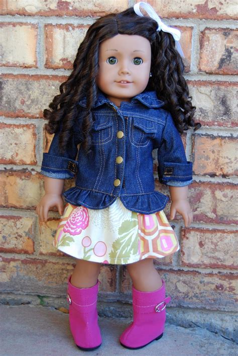 Dream Dress Play Scrap Saver Doll Skirt Free Pattern American