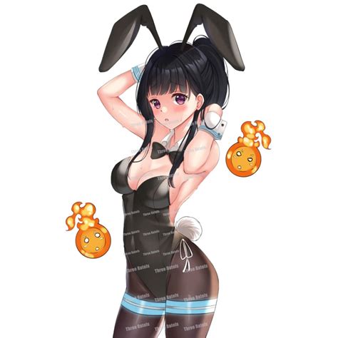Waifu Hentai Sexy Bunny Anime M Dchen Maki Oze En Keine Shouboutai Auto Aufkleber Scratch